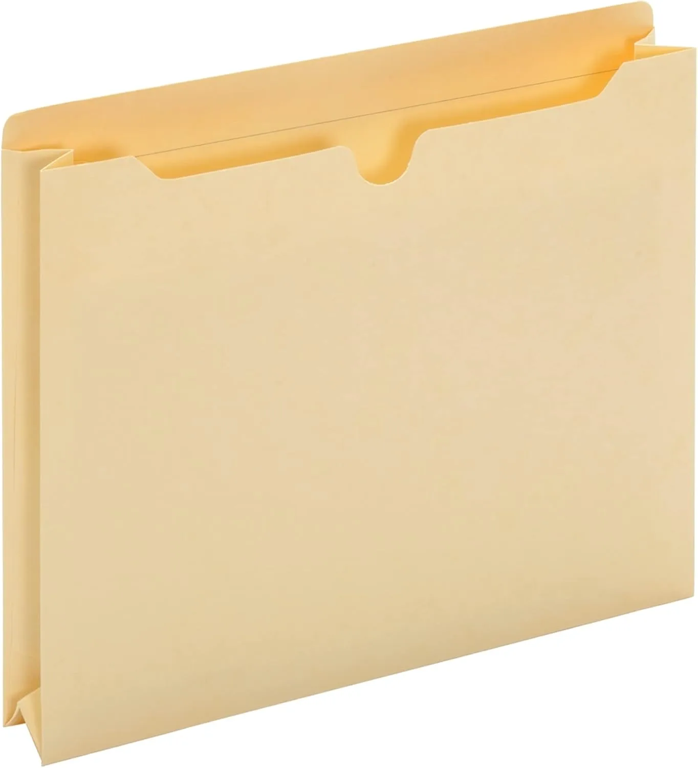 Office Depot Manila Double-Top File Jackets, 2in. Expansion, Letter Size, Box Of 50, OD24920