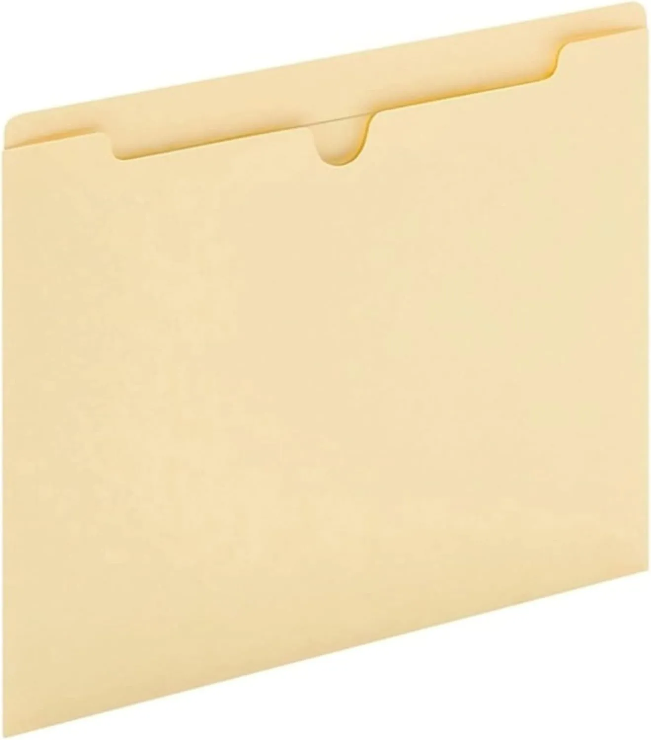 Office Depot® Brand Manila File Jackets, Reinforced Tab, 8 1/2" x 11", Box of 100 File Jackets