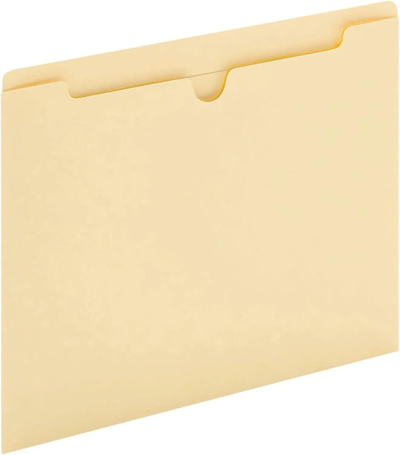 Office Depot® Brand Manila File Jackets, Reinforced Tab, 8 1/2" x 11", Box of 100 File Jackets