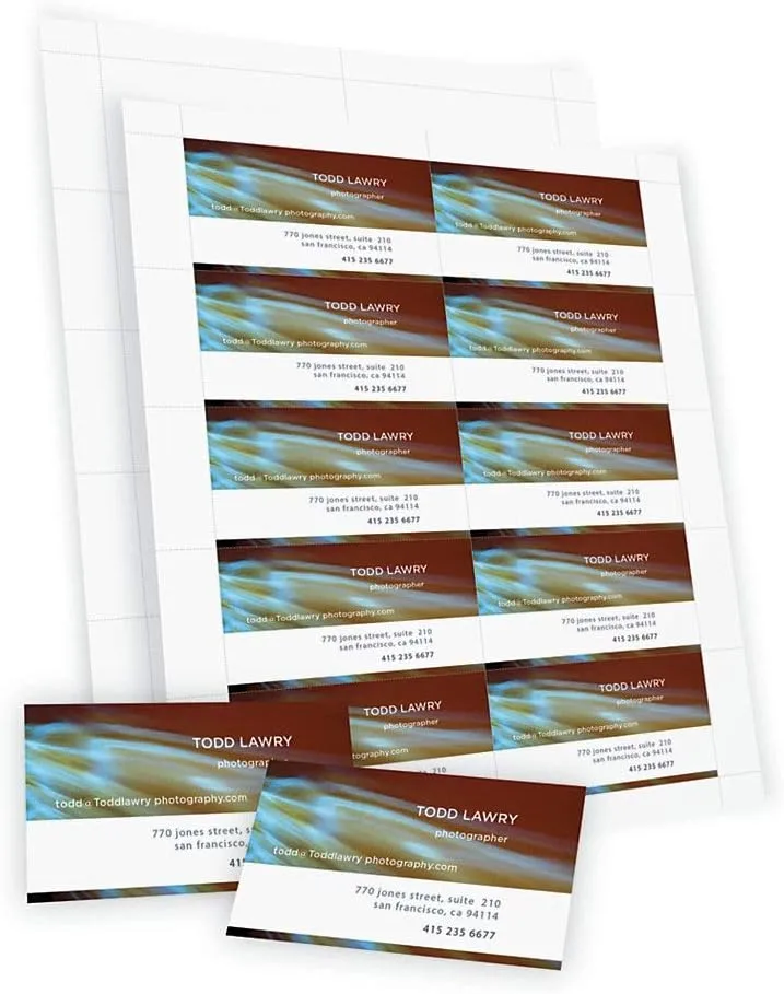 Office Depot Matte Business Cards, 2 x 3-1/2 in, White, 1000 Pack