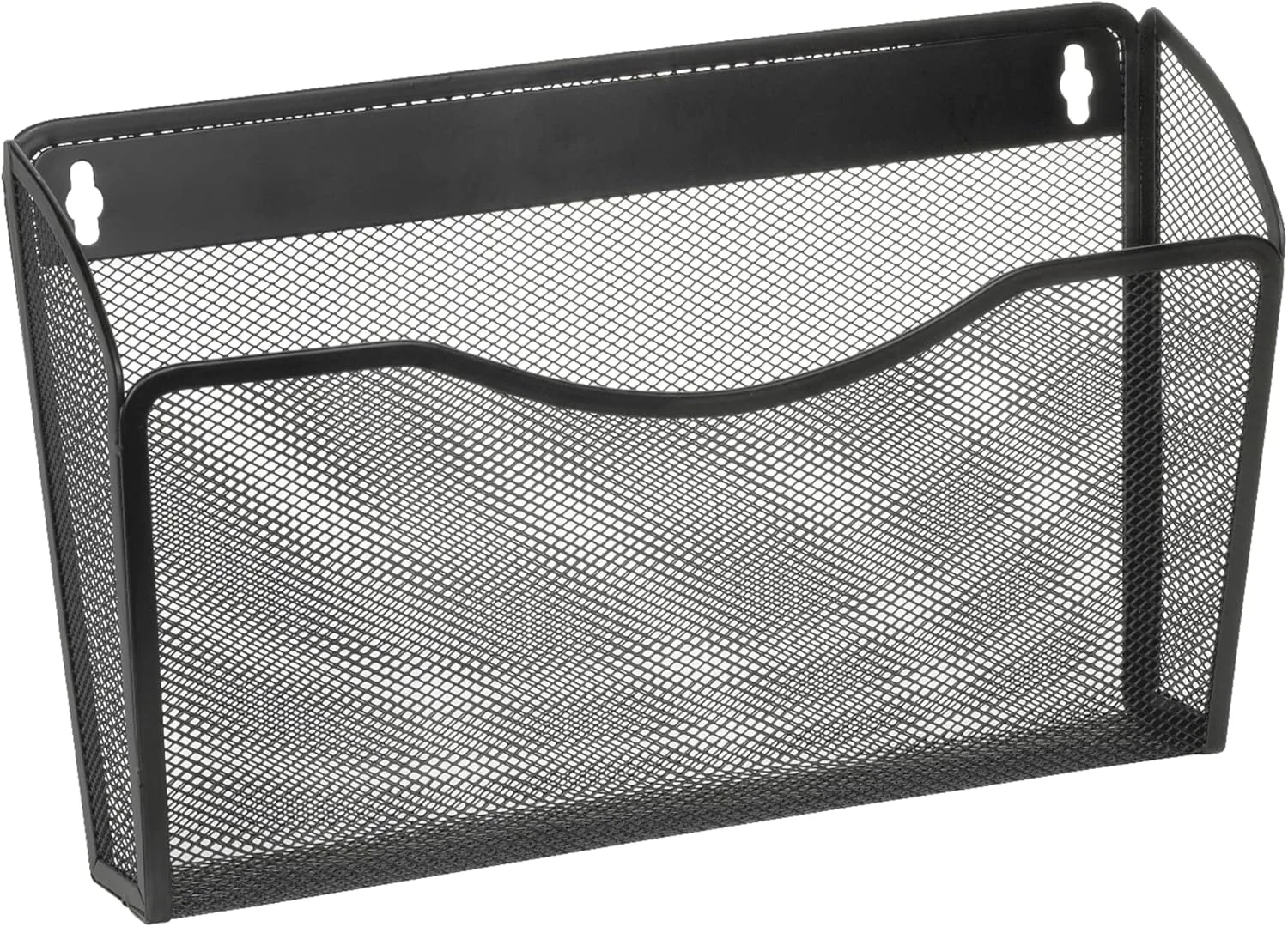 Office Depot Mesh Wall Letter File, Black
