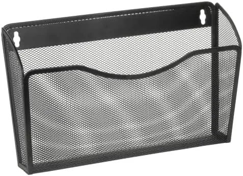 Office Depot Mesh Wall Letter File, Black