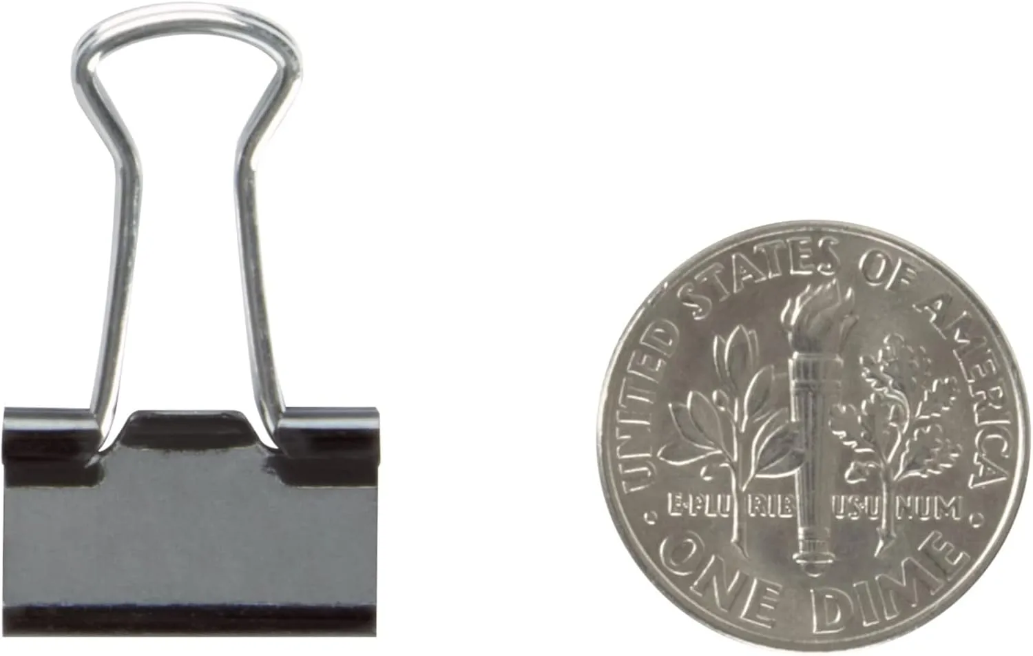 Office Depot® Brand Binder Clips, Mini, 9/16" Wide, 1/4" Capacity, Black, Pack Of 60