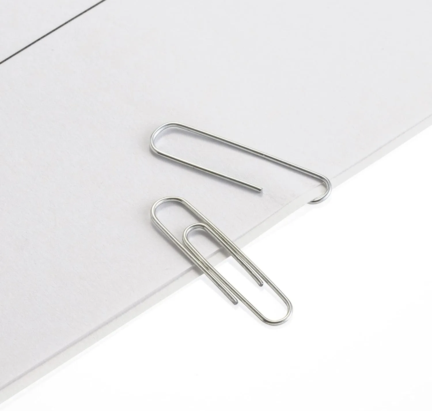 Office Depot Brand Heavy Gauge Paper Clips, No. 1, Small, Silver, Pack Of 5 Boxes, 100 Clips Per Box, 500 Total
