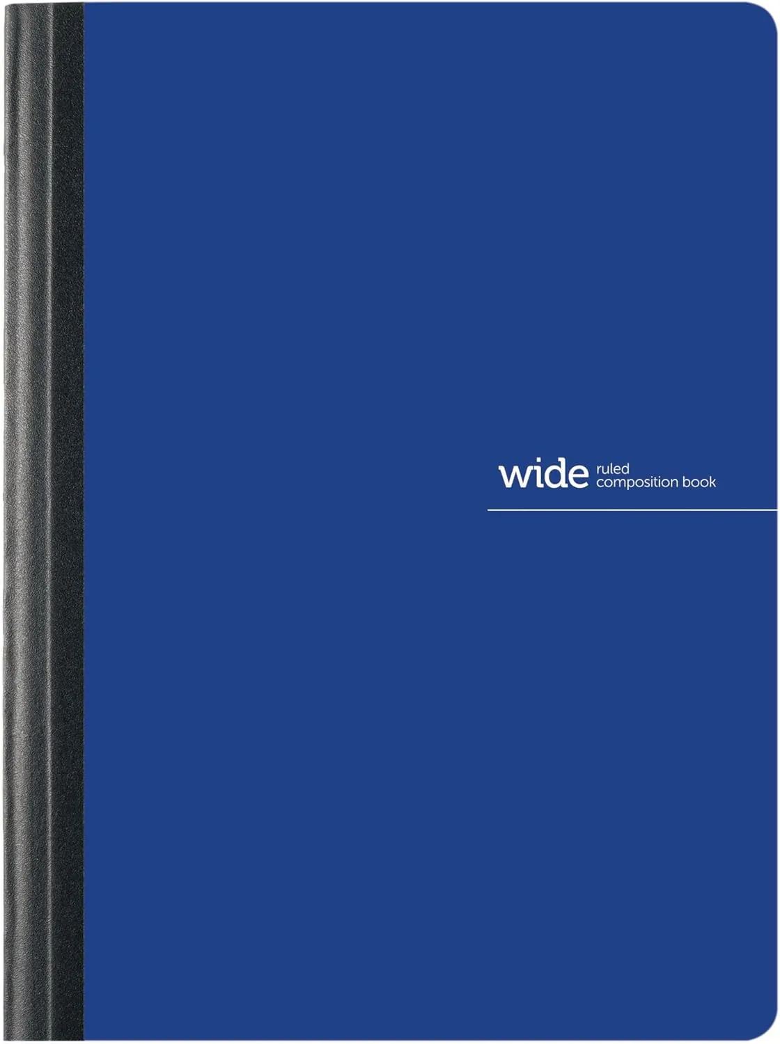 Office Depot® Brand Poly Composition Book, 7 1/2" x 9 3/4", Wide Ruled, 160 Pages (80 Sheets), Blue