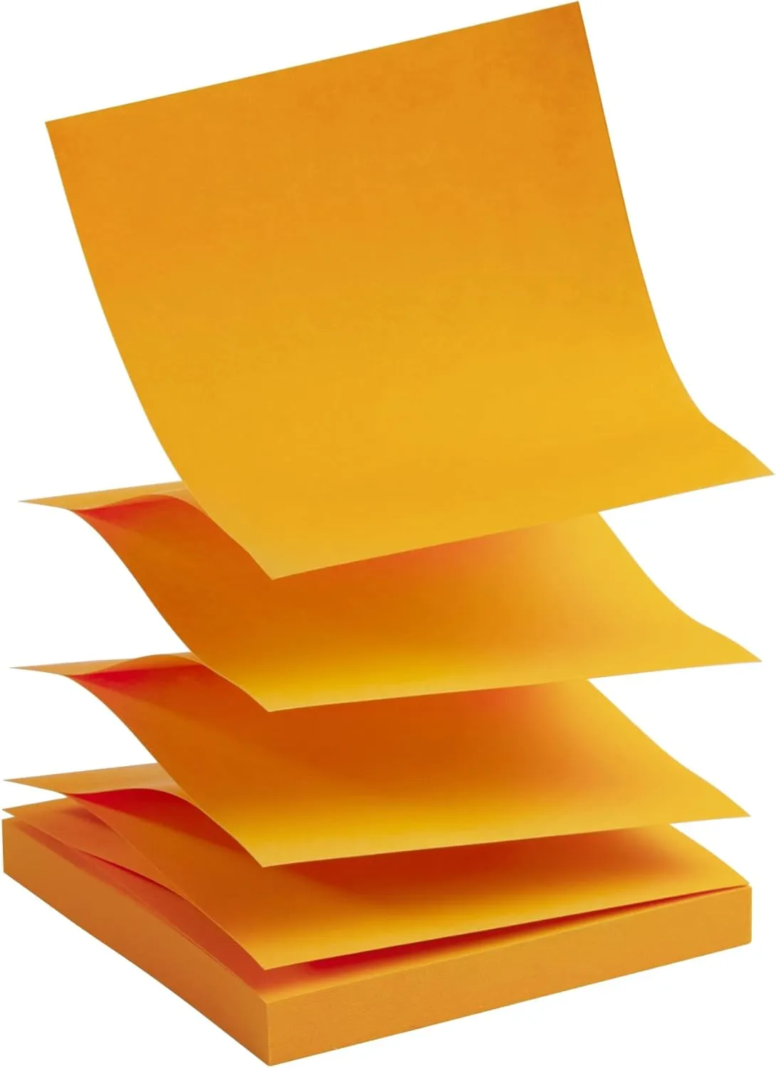 Office Depot Brand Pop Up Sticky Notes with Storage Tray, 3 x 3 in, Assorted Vivid Colors, 100 Sheets Per Pad, Pack of 24
