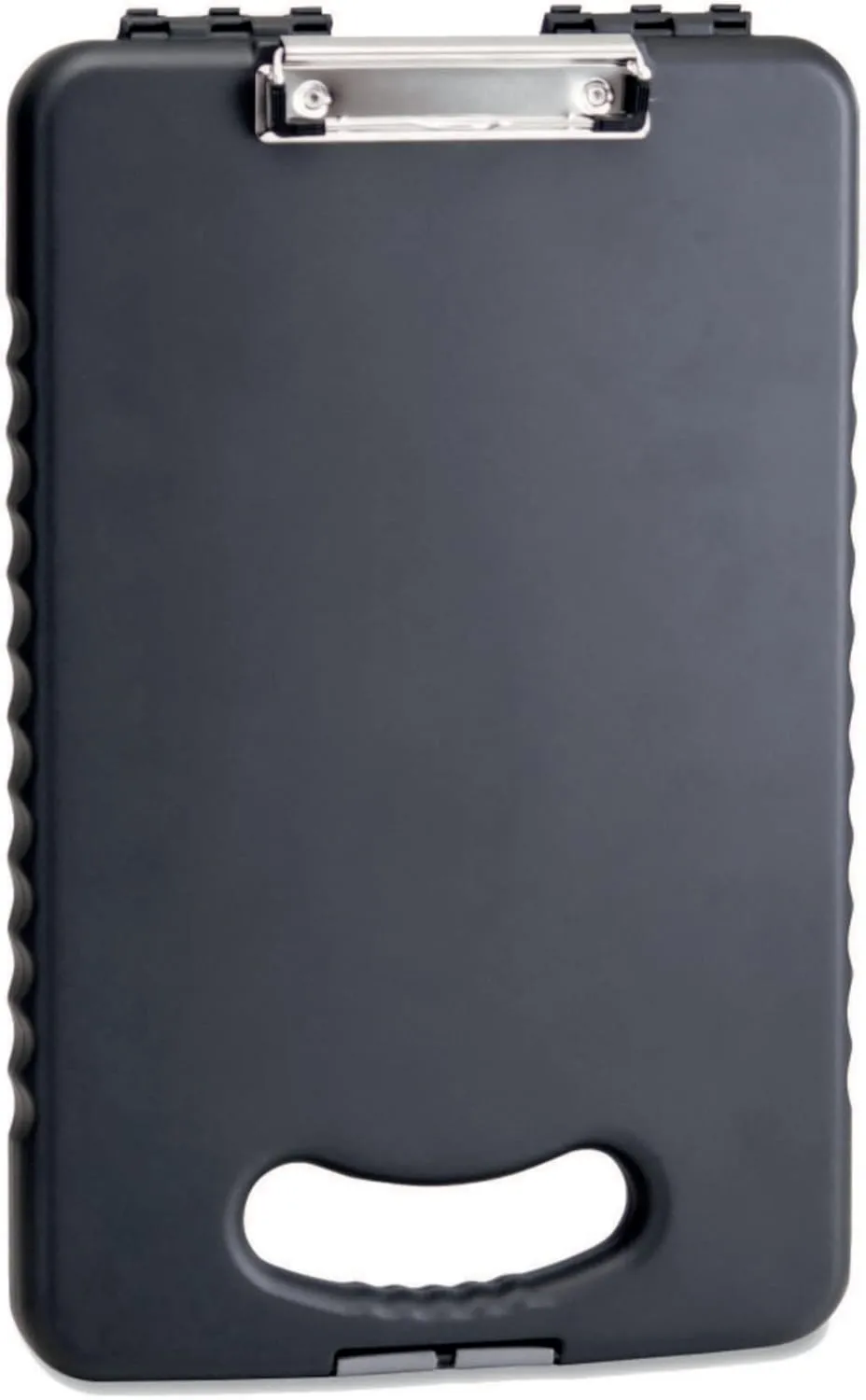 Office Depot Portable Tablet Storage Clipboard Case, 16-1/8in H x 10-1/4in W x 1-5/8in D, Charcoal