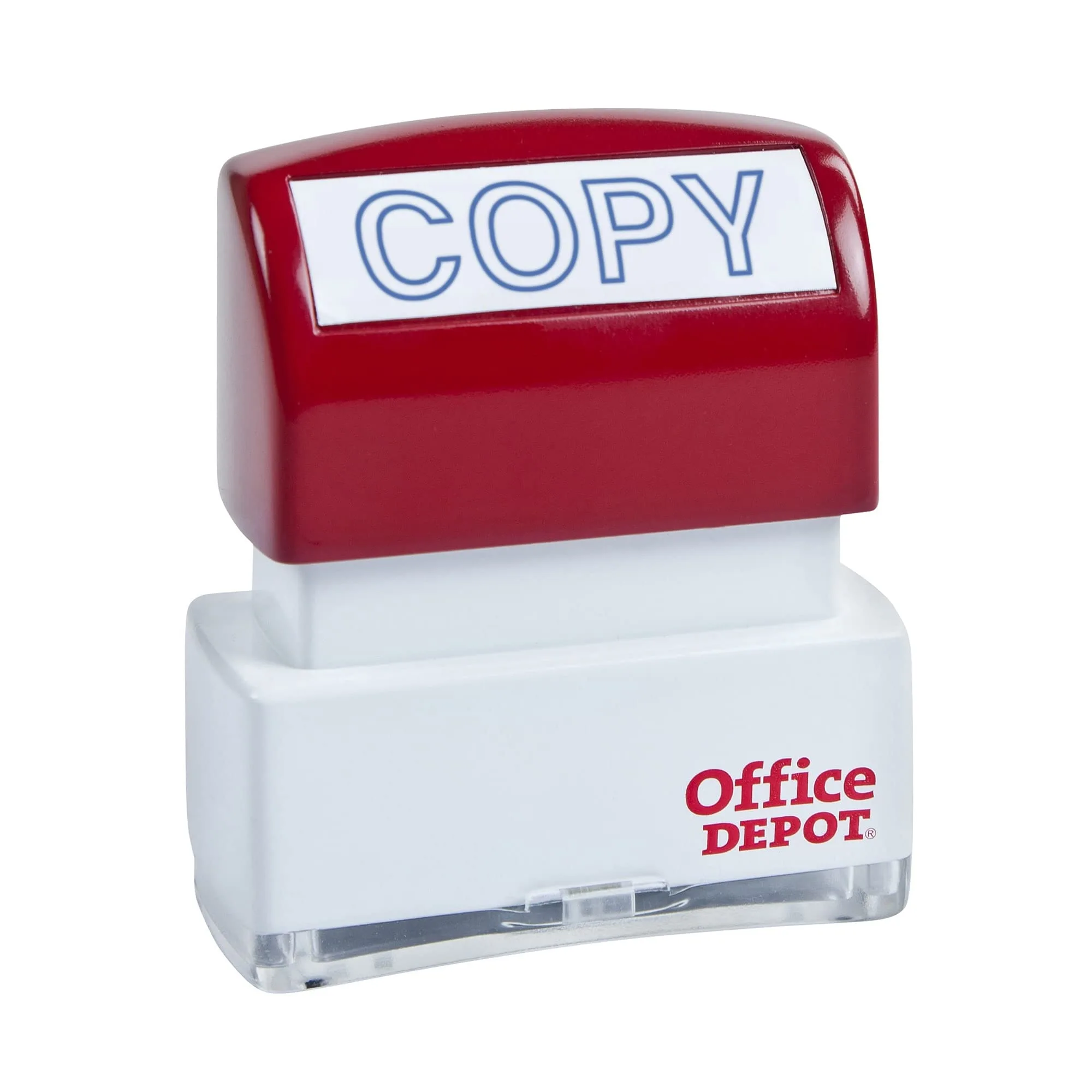 Office Depot Pre-Inked Message Stamp, "Copy", Blue, 035564