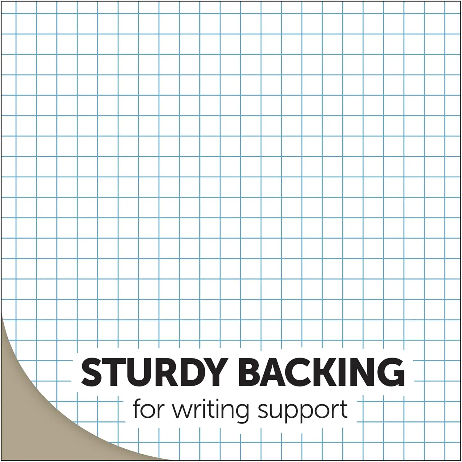Office Depot Brand Quadrille Pads, 4 x 4 Squares/Inch, 50 Sheets, White, Pack Of 6