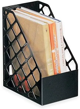 Office Depot 30% Recycled Mesh Plastic Magazine File, Large, Black
