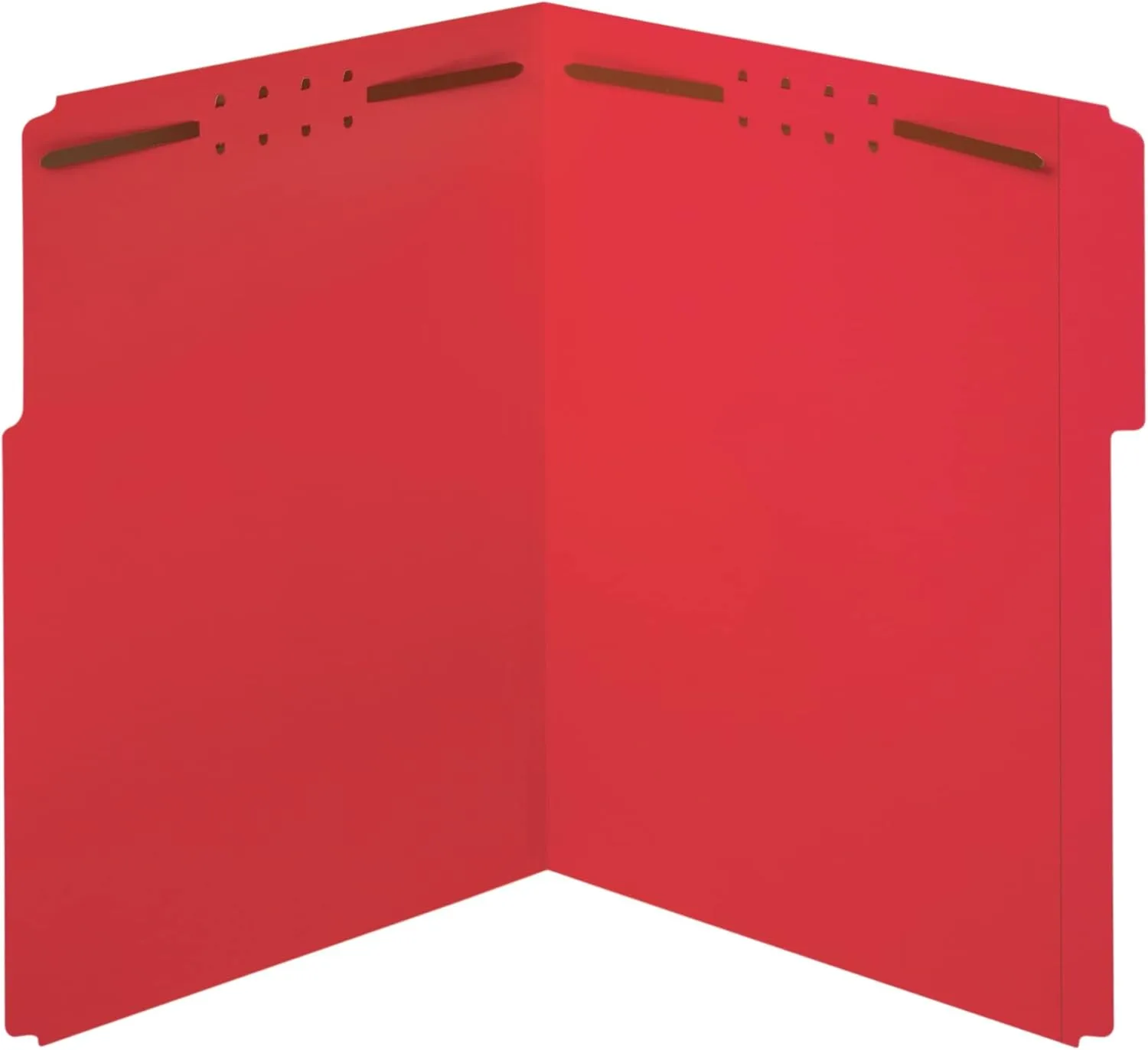 Office Depot Color Fastener File Folders, Letter Size, Red, Pack Of 50, OD22740