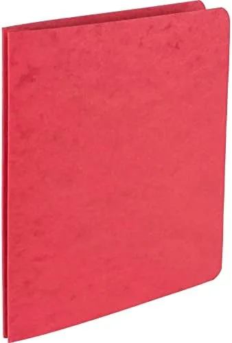 Office Depot Pressboard Side-Bound Report Binders With Fasteners, Executive Red, 60% Recycled, Pack Of 10