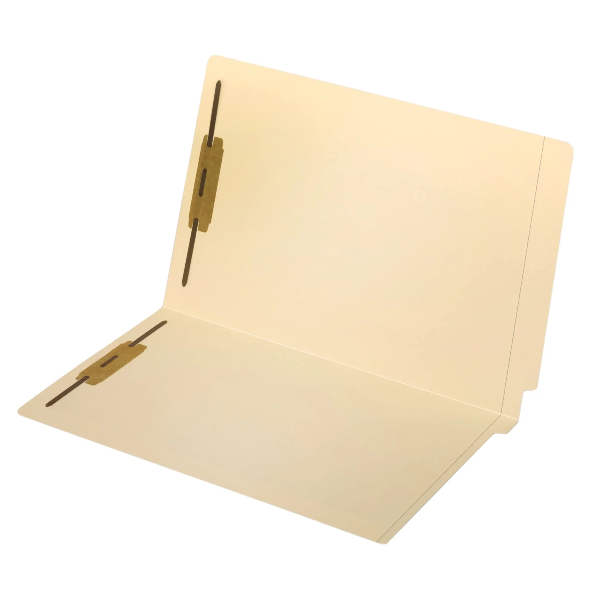 Office Depot Reinforced End-Tab Fastener Folders, Legal Size, Manila, Pack Of 50, OD47115