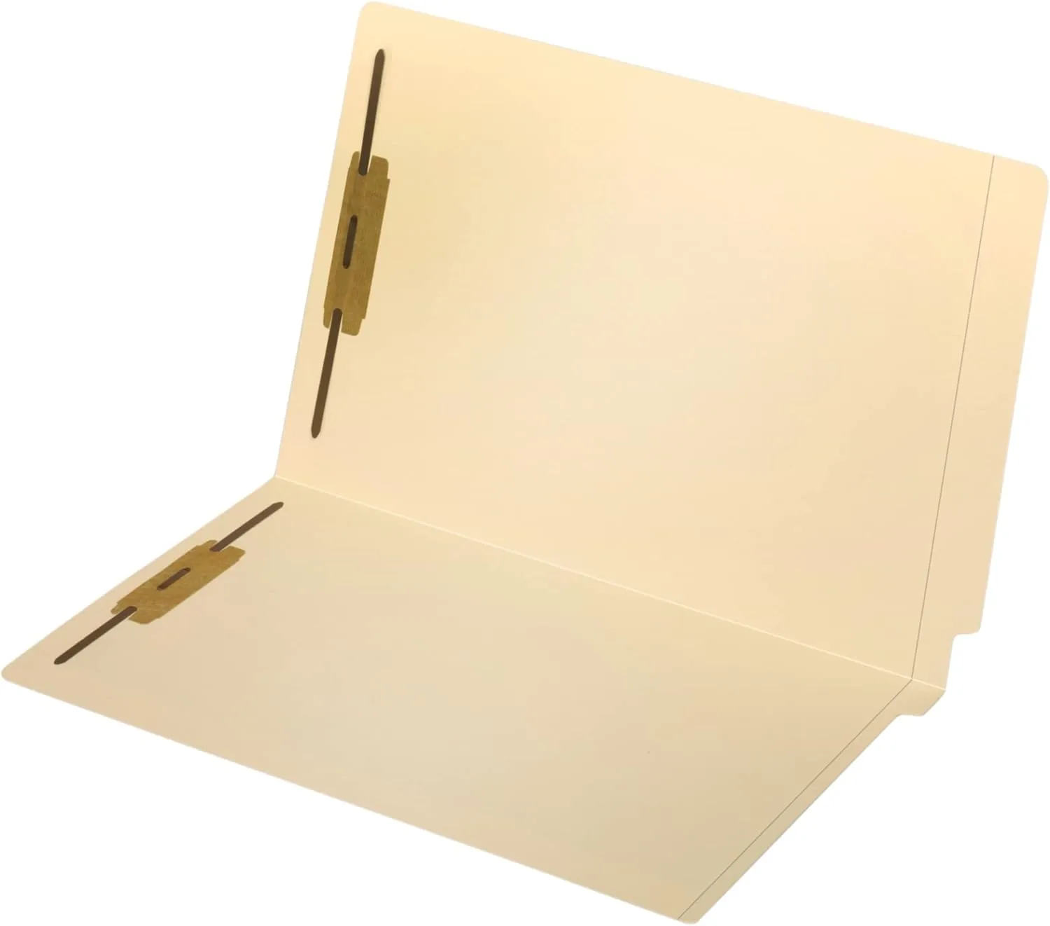 Office Depot Reinforced End-Tab Fastener Folders, Legal Size, Manila, Pack Of 50, OD47115