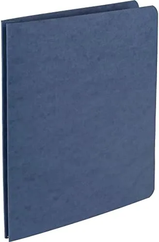 Office Depot Pressboard Side-Bound Report Binders With Fasteners, Dark Blue, 60% Recycled, Pack Of 10, A7025127
