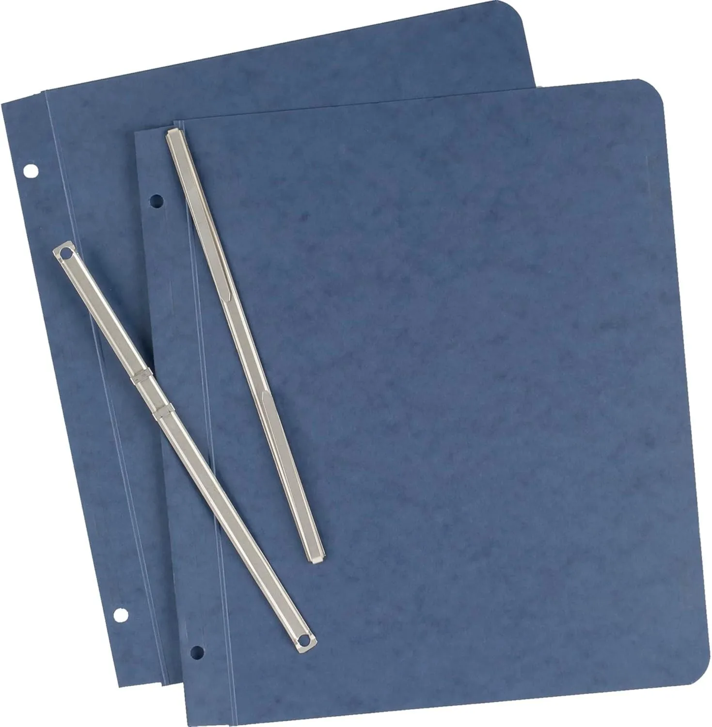Office Depot Pressboard Side-Bound Report Binders With Fasteners, Dark Blue, 60% Recycled, Pack Of 10, A7025127