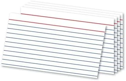 Office Depot® Brand Ruled Index Cards, 3" x 5", White, Pack Of 500