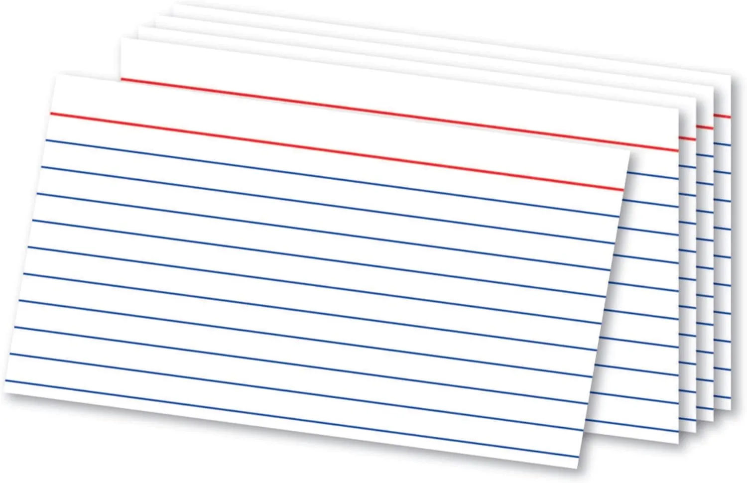 Office Depot® Brand Ruled Index Cards, 3" x 5", White, Pack Of 500