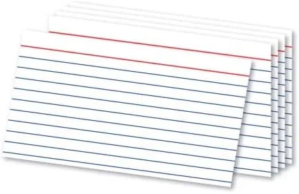 Office Depot® Brand Ruled Index Cards, 3" x 5", White, Pack Of 500