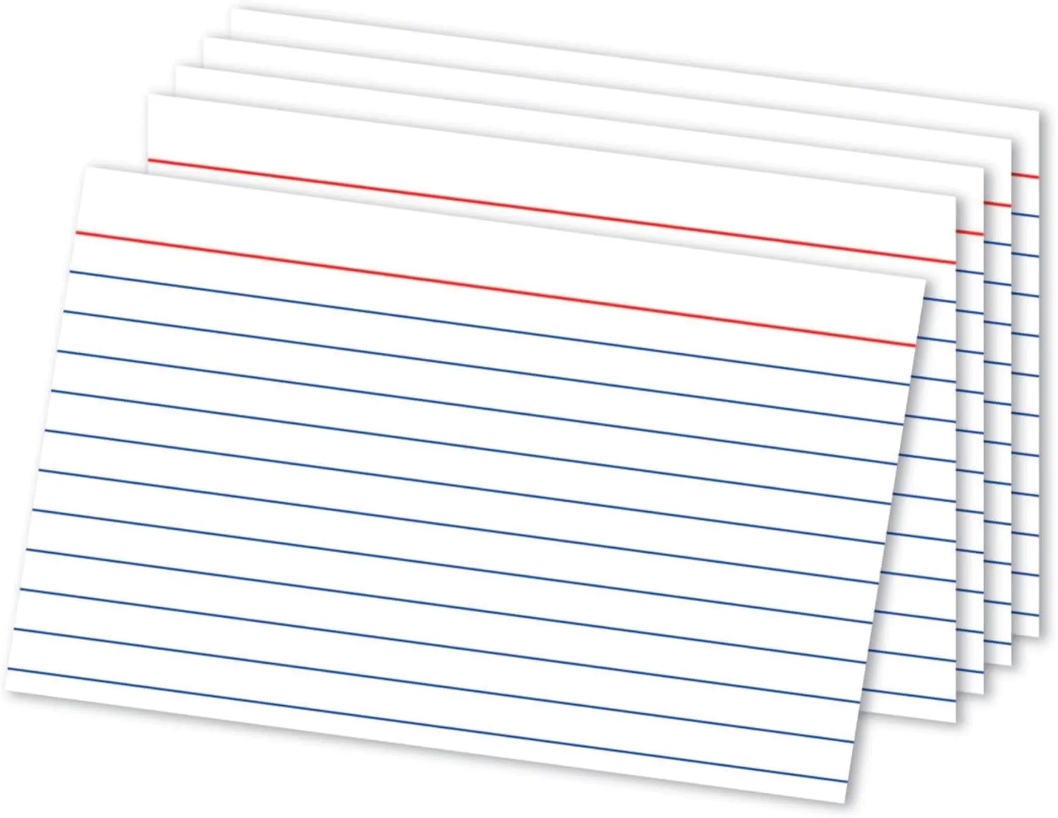 Office Depot® Brand Ruled Index Cards, 4" x 6", White, Pack Of 300
