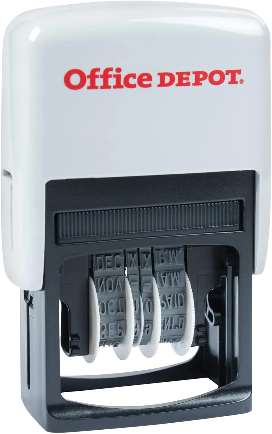 Office Depot Self-Inking Date Stamp with Extra Pad - Black Ink