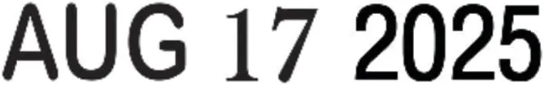 Office Depot Self-Inking Date Stamp with Extra Pad - Black Ink