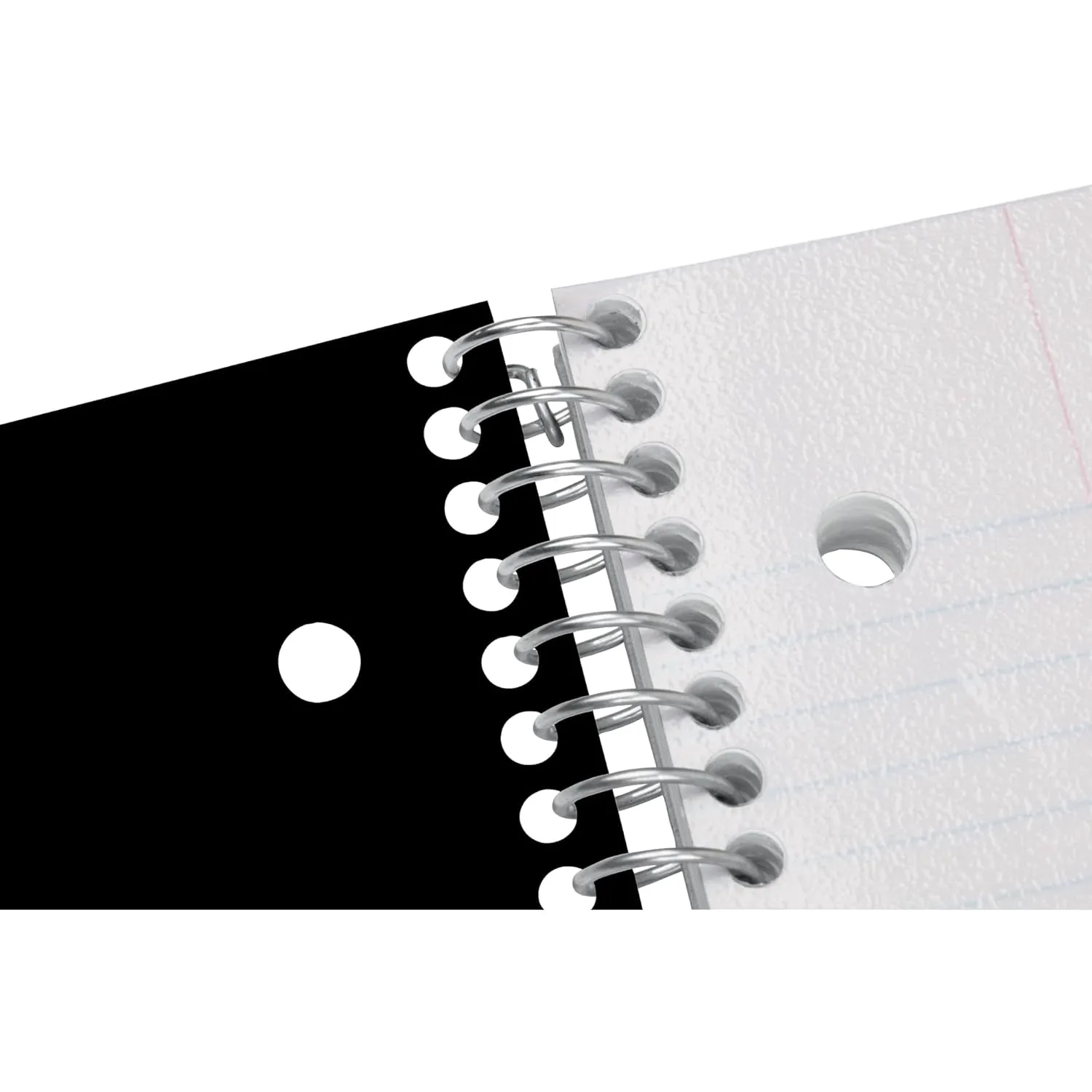 Office Depot® Brand Stellar Poly Notebook, 8 1/2" x 11", 3 Subject, College Ruled, 300 Pages (150 Sheets), Black