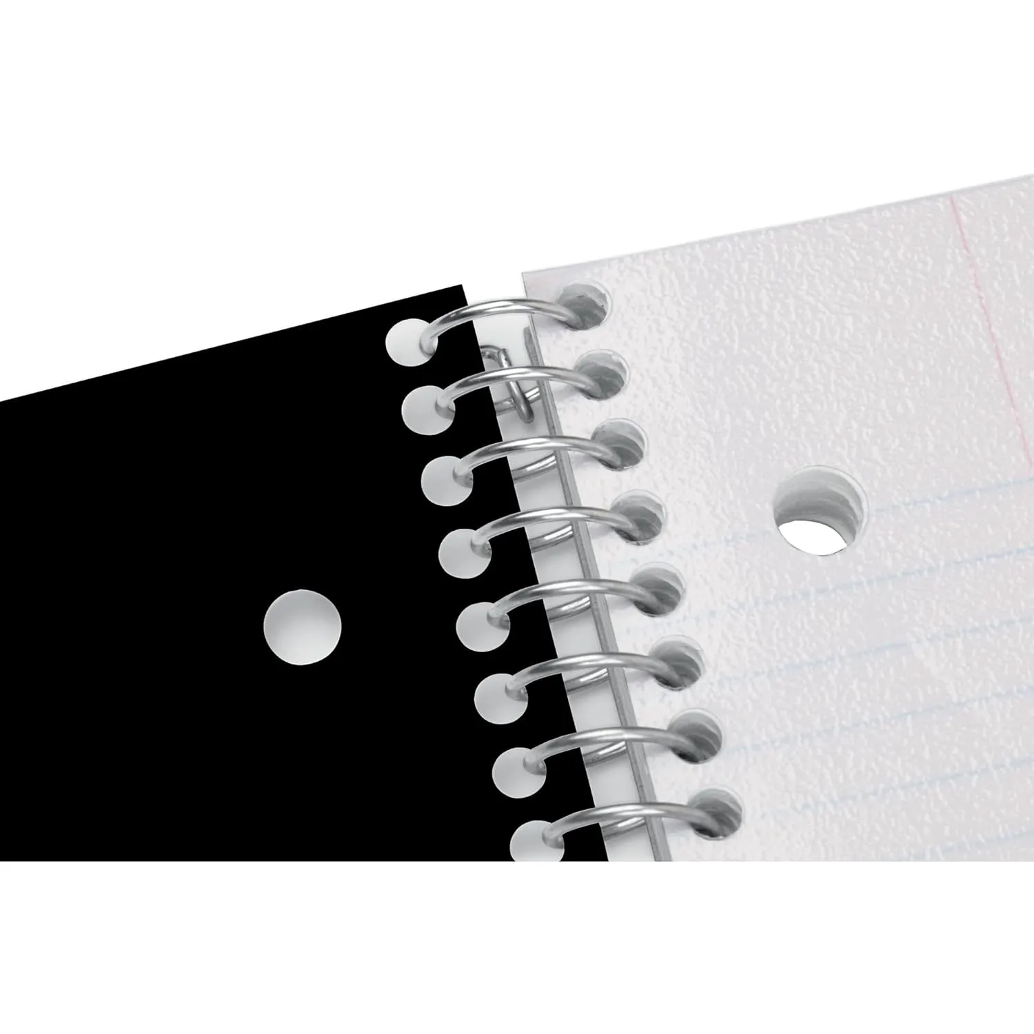 Office Depot® Brand Stellar Poly Notebook, 8-1/2" x 11", 1 Subject, College Ruled, 100 Sheets, Black