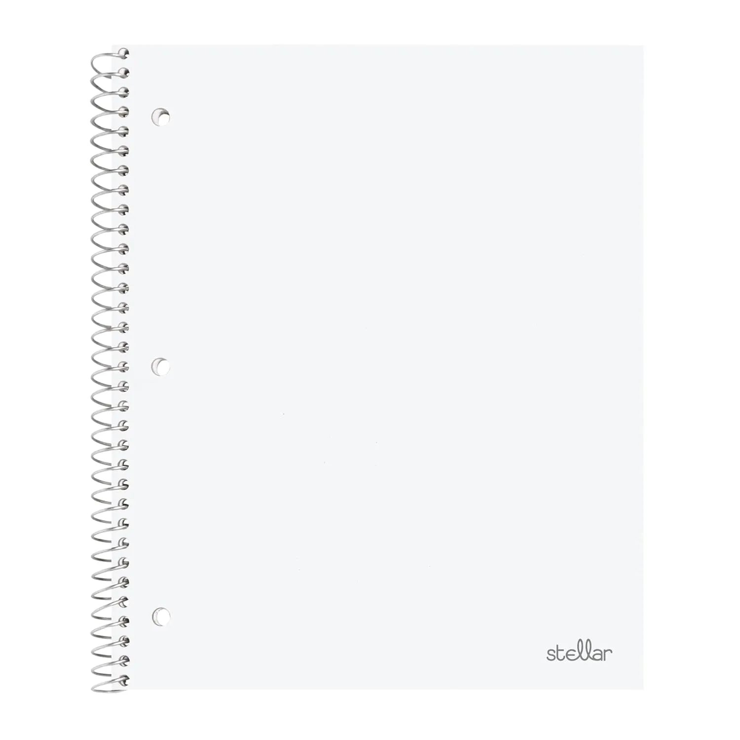 Office Depot® Brand Stellar Poly Notebook, 8-1/2" x 11", 1 Subject, College Ruled, 80 Sheet, Assorted Colors, Pack Of 5