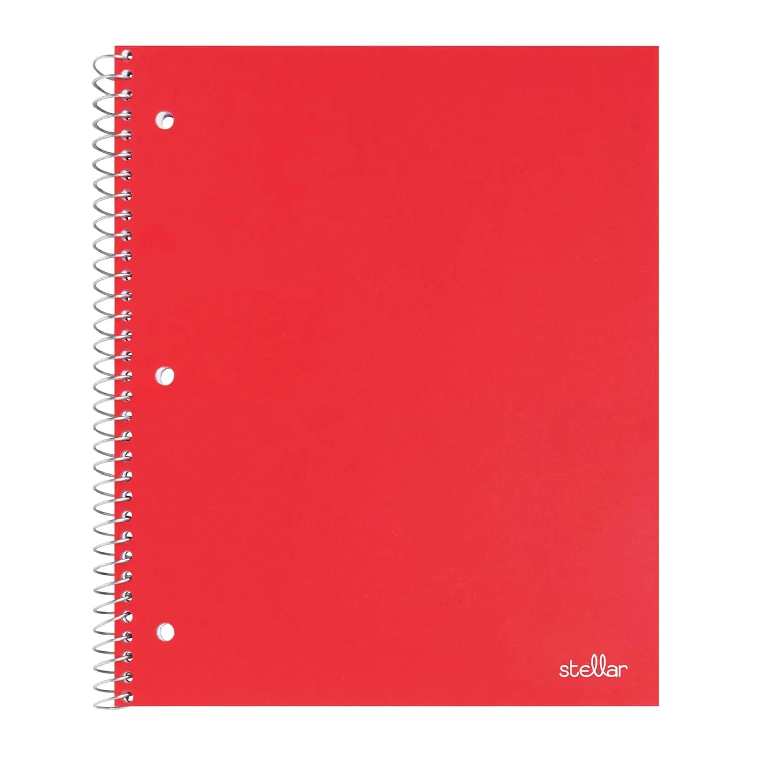 Office Depot® Brand Stellar Poly Notebook, 8-1/2" x 11",1 Subject, College Ruled, 80 Sheets, Assorted Colors, Pack Of 8