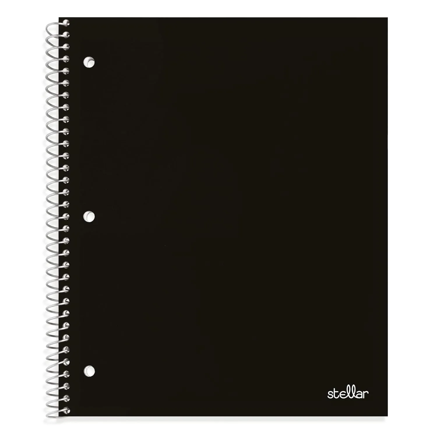 Office Depot® Brand Stellar Poly Notebooks, 8" x 10-1/2", 1 Subject, Wide Ruled, 100 Sheets, Assorted Colors, Pack Of 4 Notebooks