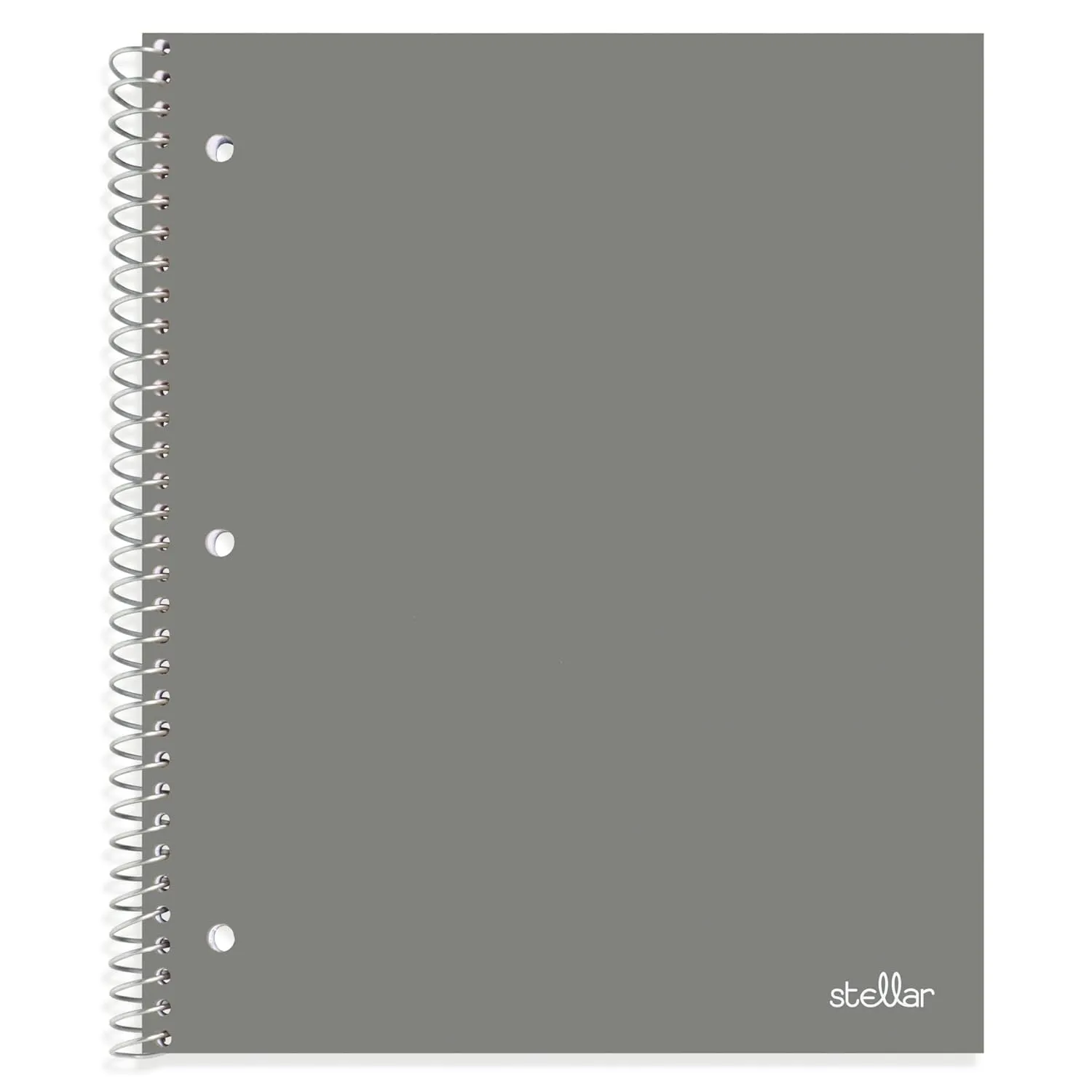 Office Depot® Brand Stellar Poly Notebooks, 8" x 10-1/2", 1 Subject, Wide Ruled, 100 Sheets, Assorted Colors, Pack Of 4 Notebooks