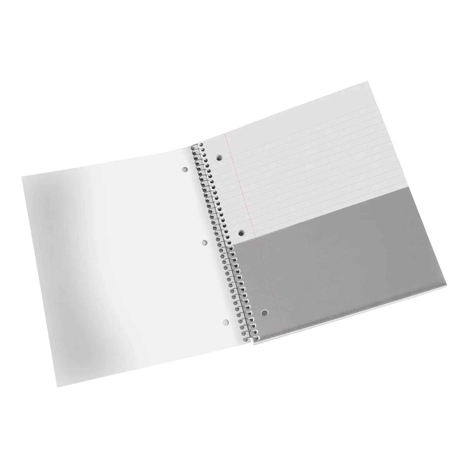Office Depot® Brand Stellar Poly Notebooks, 8" x 10-1/2", 1 Subject, Wide Ruled, 100 Sheets, Assorted Colors, Pack Of 4 Notebooks