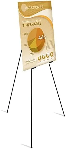 Office Depot Instant Display Easel, Table Top, Black