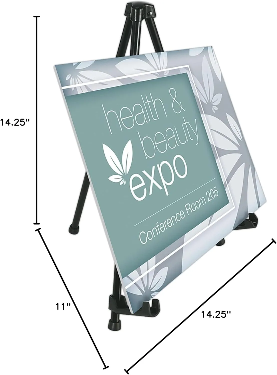 Office Depot Tabletop Display Easel, Black - FLX02201-001AA
