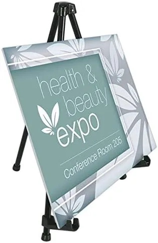 Office Depot Tabletop Display Easel, Black - FLX02201-001AA