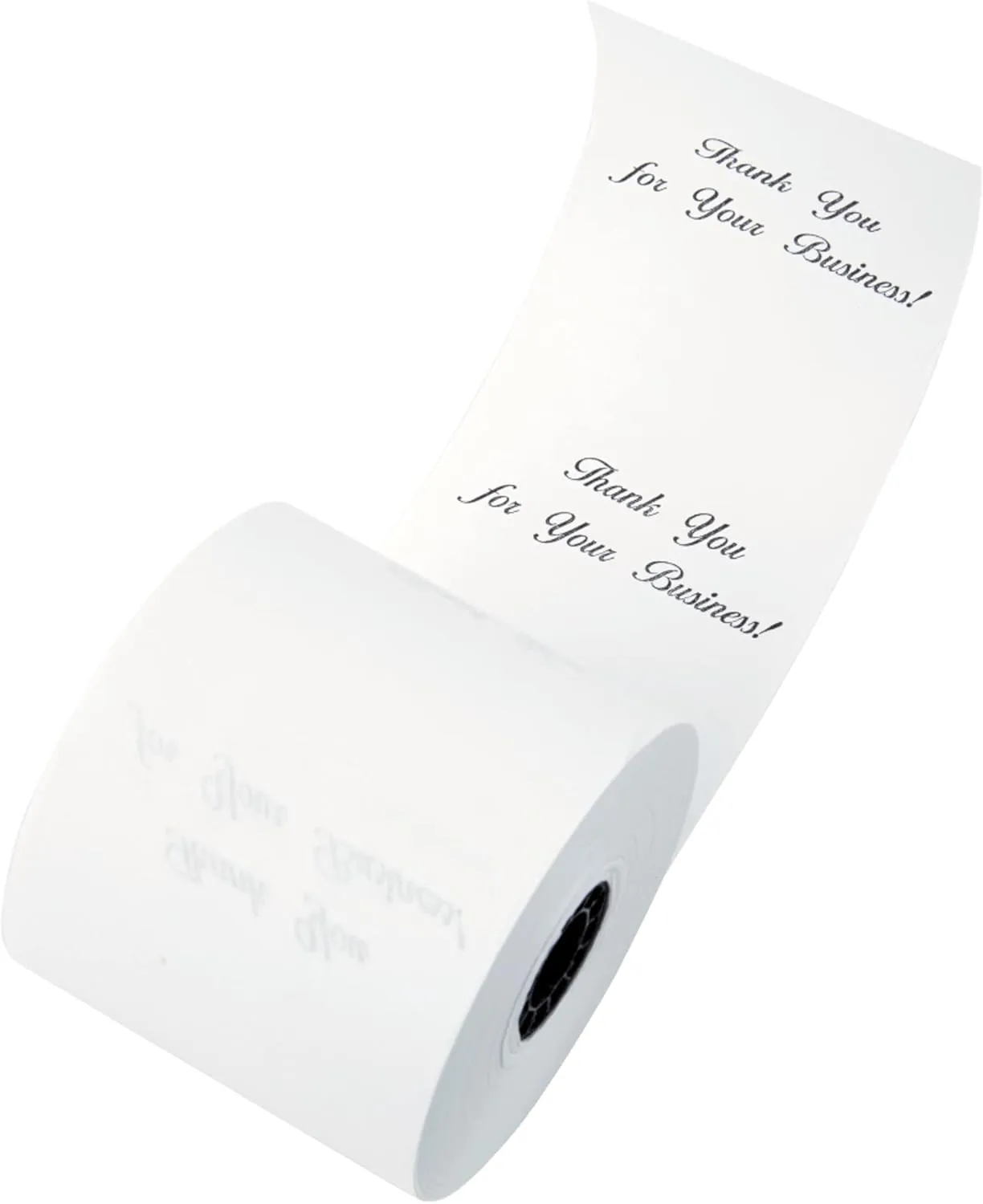Office Depot Thermal Preprinted Paper Rolls, 3 1/8in. x 230ft., White, Pack Of 8, 615225