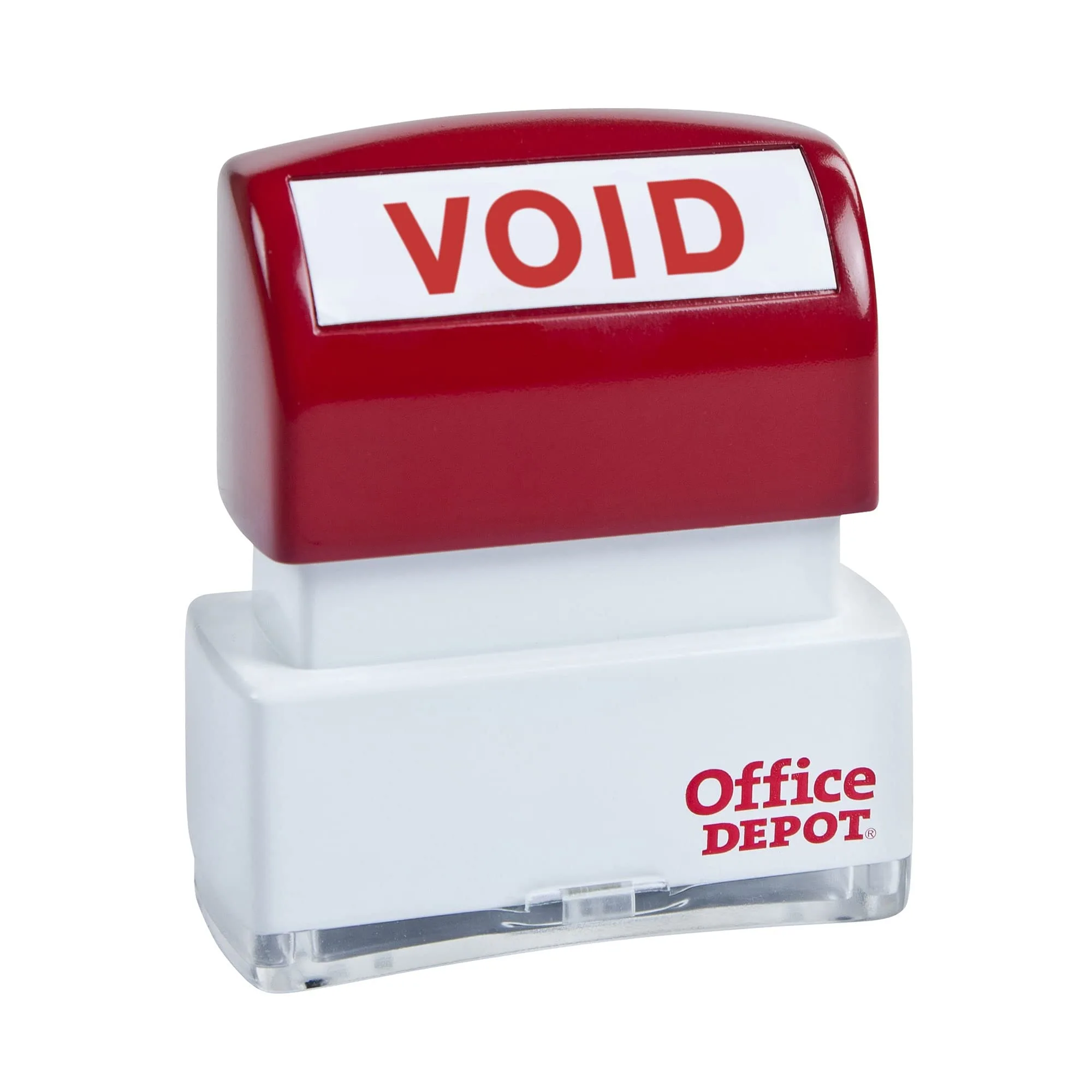 Office Depot Pre-Inked Message Stamp, "Void", Red, 035554