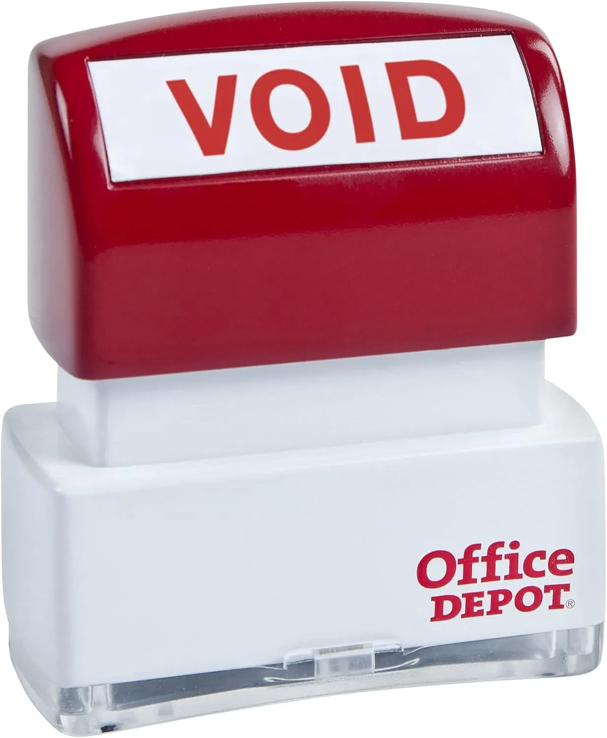 Office Depot Pre-Inked Message Stamp, "Void", Red, 035554