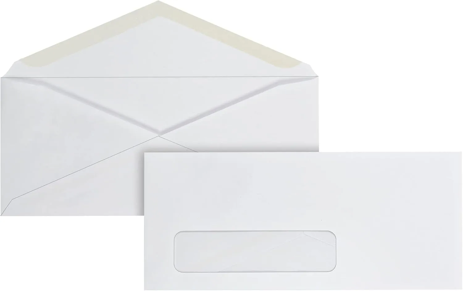 Office Depot® Brand Window Envelopes, Window On Bottom Left, #9, 3 7/8" x 8 7/8", White, Box Of 500