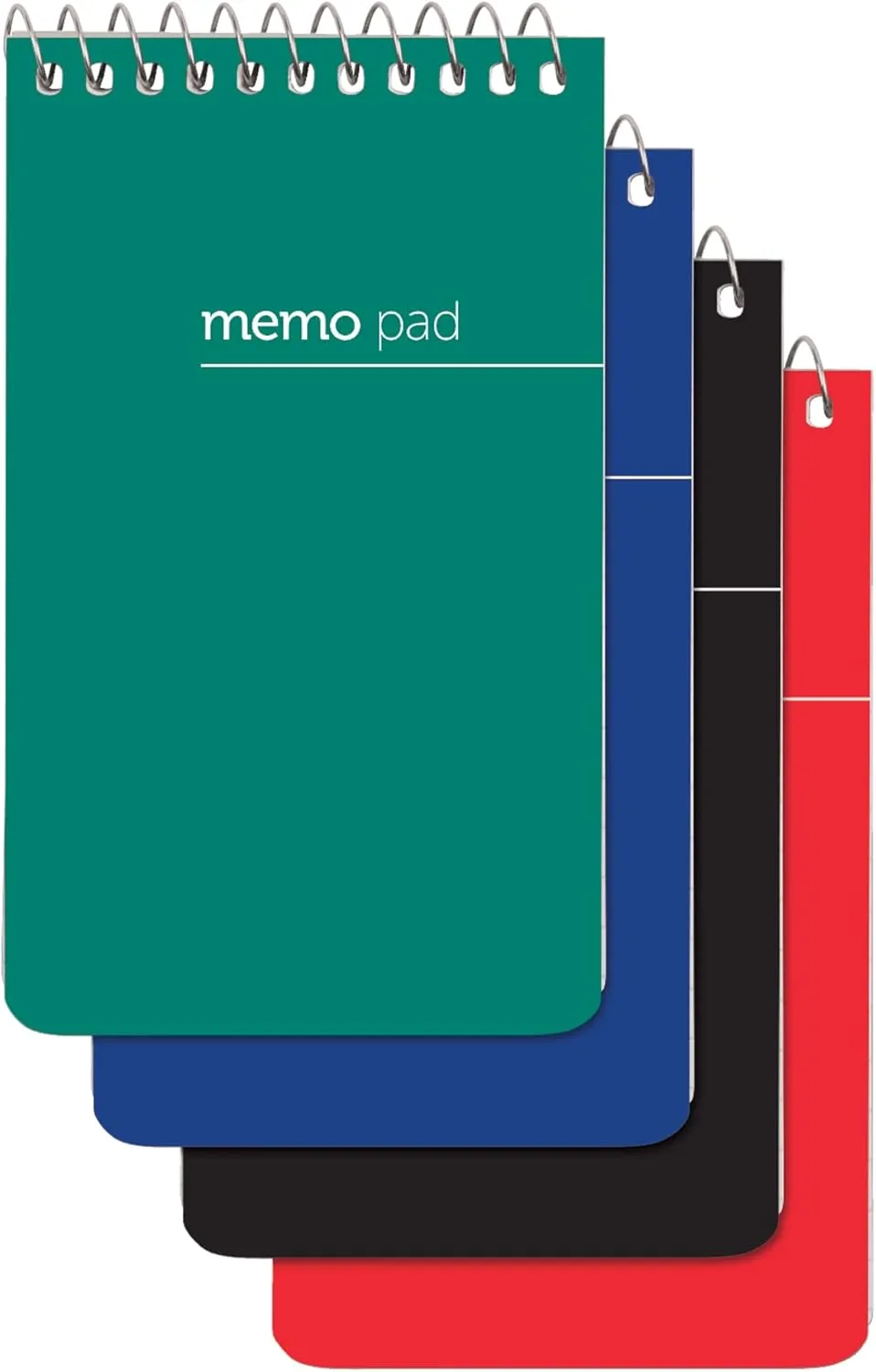 Office Depot® Brand Wirebound Top-Opening Memo Books, 3" x 5", 1 Hole-Punched, College Ruled, 60 Sheets