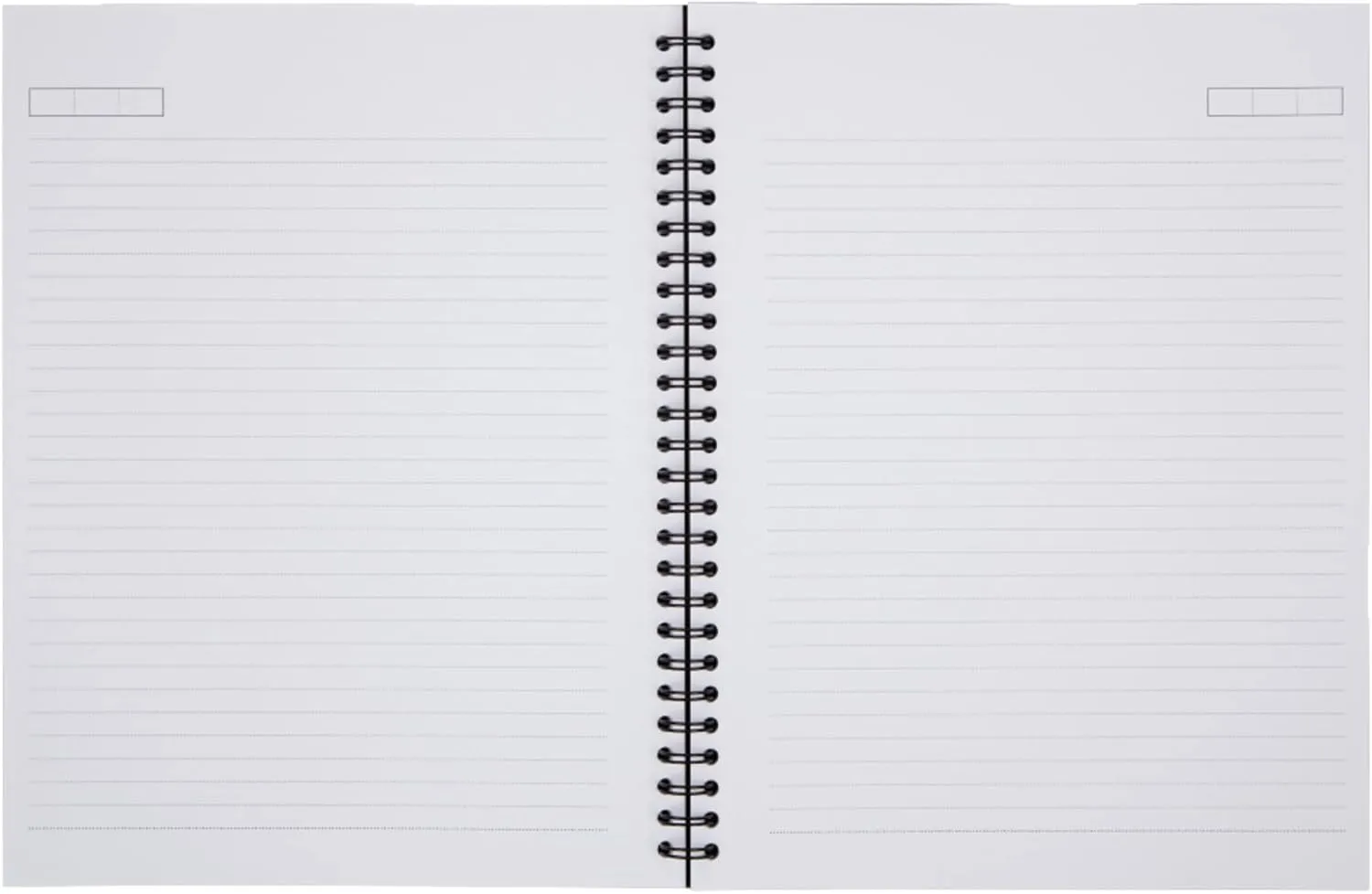 Office Depot Wirebound Notebook, 7 1/4in x 9 1/2in, 1 Subject, Narrow Ruled, 160 Pages (80 Sheets), Black, ODUS1402-026