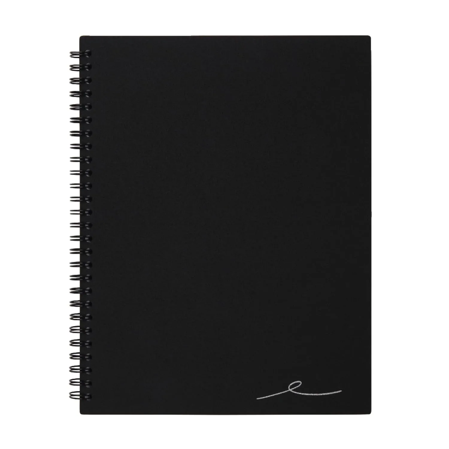 Office Depot Wirebound Notebook, Business, 7 1/4in. x 9 1/2in., 160 Pages (80 Sheets), Black, ODUS1402-024