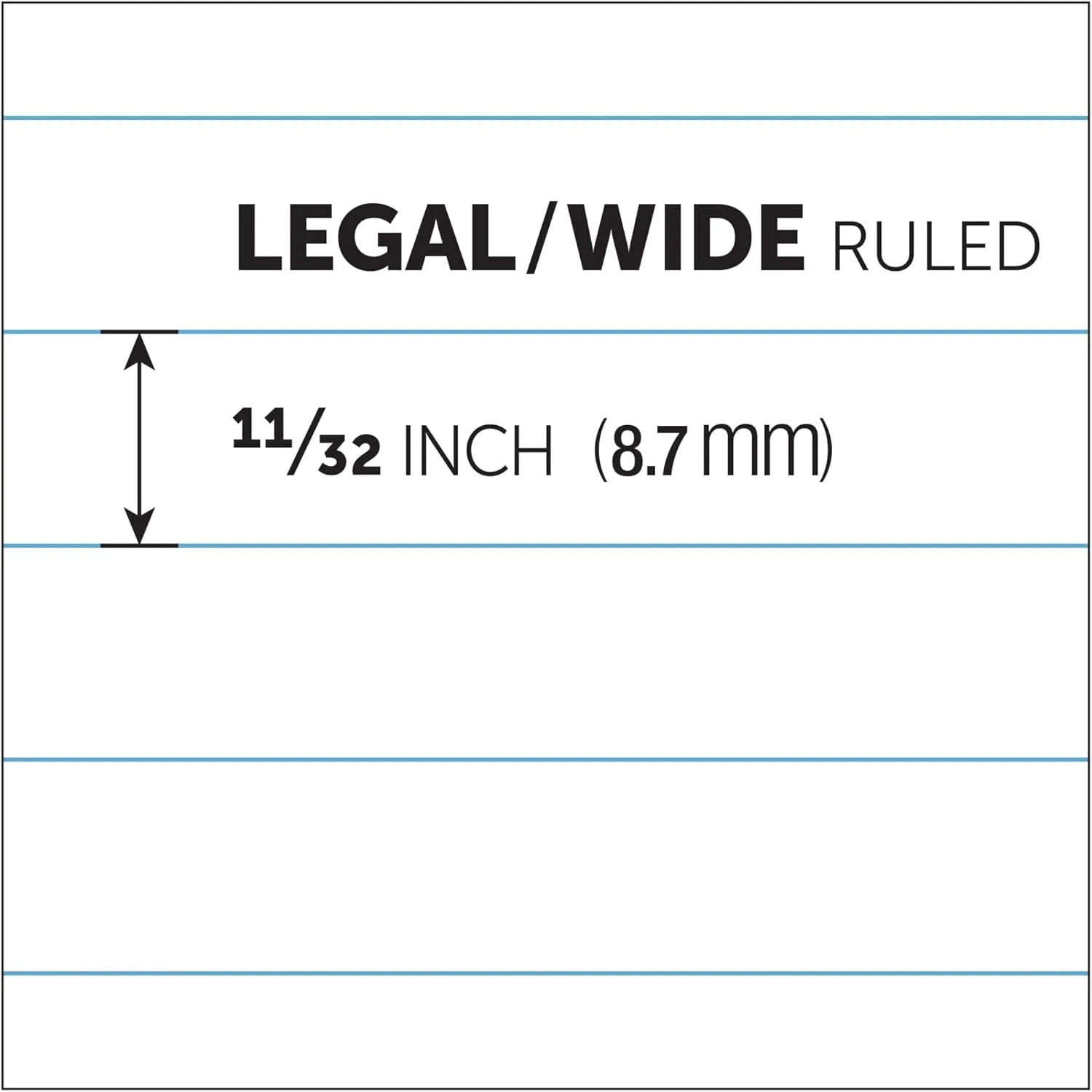 Office Depot Professional Top Wirebound Wide-Ruled Legal Pad, 8.5 x 11.75, White, 70 Sheets