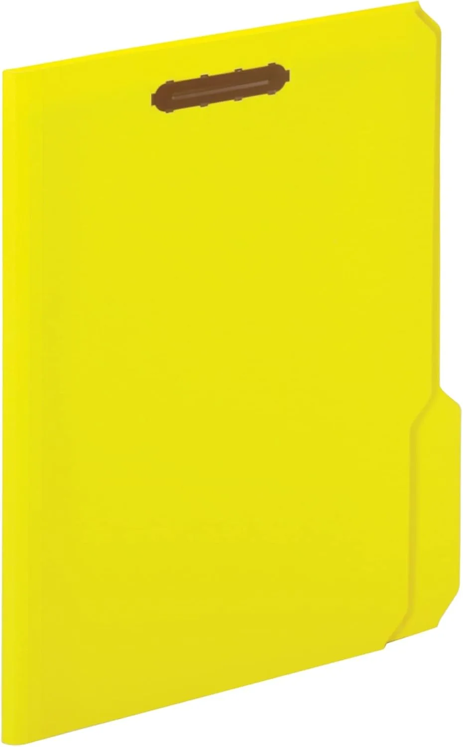 Office Depot Color Fastener File Folders, Letter Size, Yellow, Pack of 50