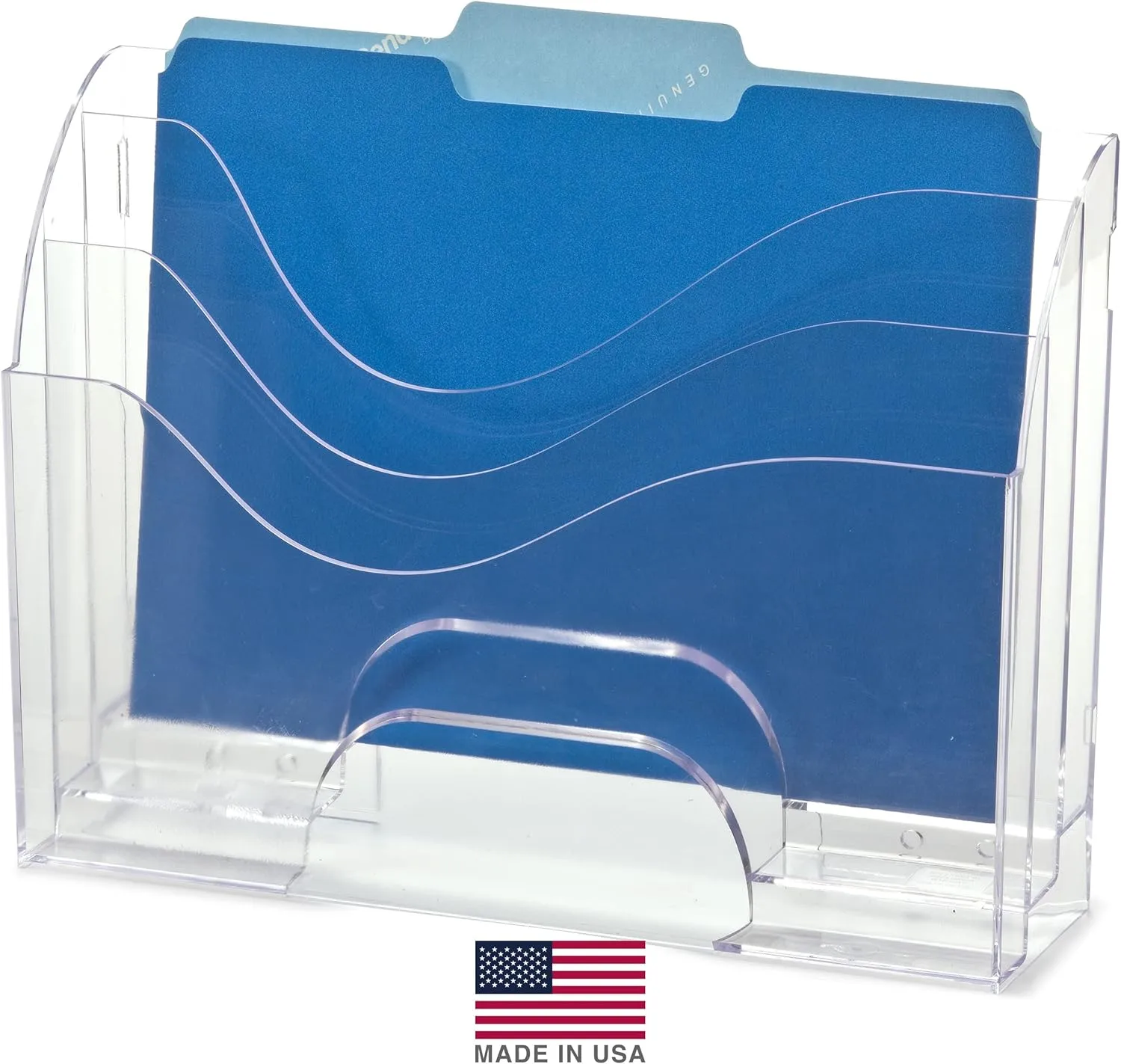 Officemate 22904 Desktop Paper File Organizer, 3-Tier, Clear