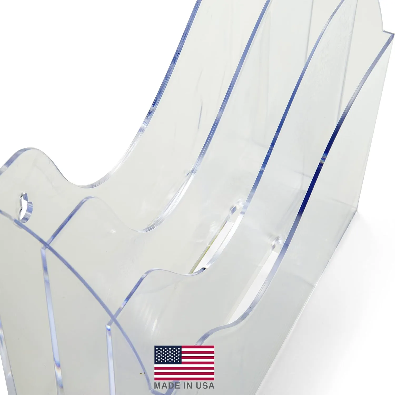 Officemate 22904 Desktop Paper File Organizer, 3-Tier, Clear