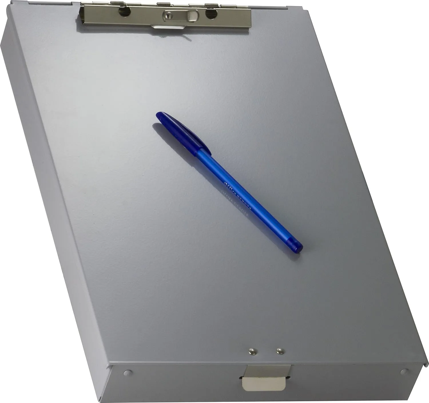 Officemate Aluminum Forms Storage Clipboard, 8.5 x 12 Inch (83200)