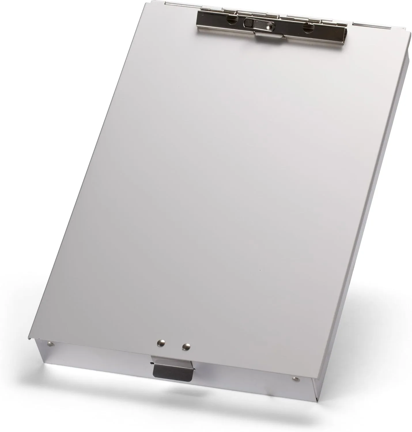 Officemate Aluminum Forms Storage Clipboard, 8.5 x 12 Inch (83200)