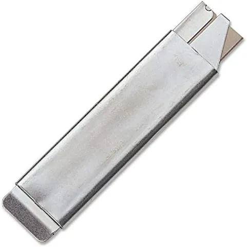 OIC Single-Sided Razor Blade Carton Cutters, Silver, Pack Of 12